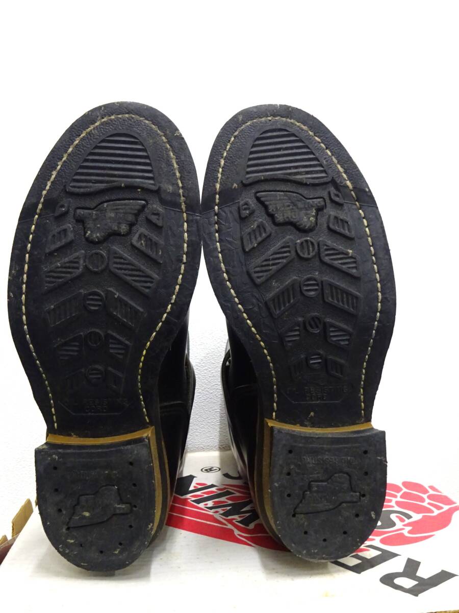RED WING レッドウィング エンジニアブーツ 2268 サイズ8 D 26.0cｍ PT99 ブラック_画像8