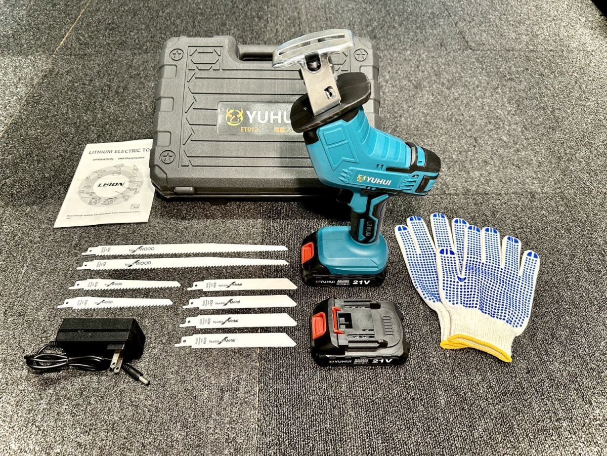 [1 иен ~] время ограничено электрический пила 21V заряжающийся поршневой двигатель so- бесступенчатая коробка передач бритва 8шт.@ аккумулятор 2 шт. комплект 