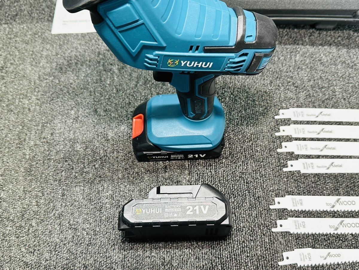 [1 иен ~] время ограничено электрический пила 21V заряжающийся поршневой двигатель so- бесступенчатая коробка передач бритва 8шт.@ аккумулятор 2 шт. комплект 