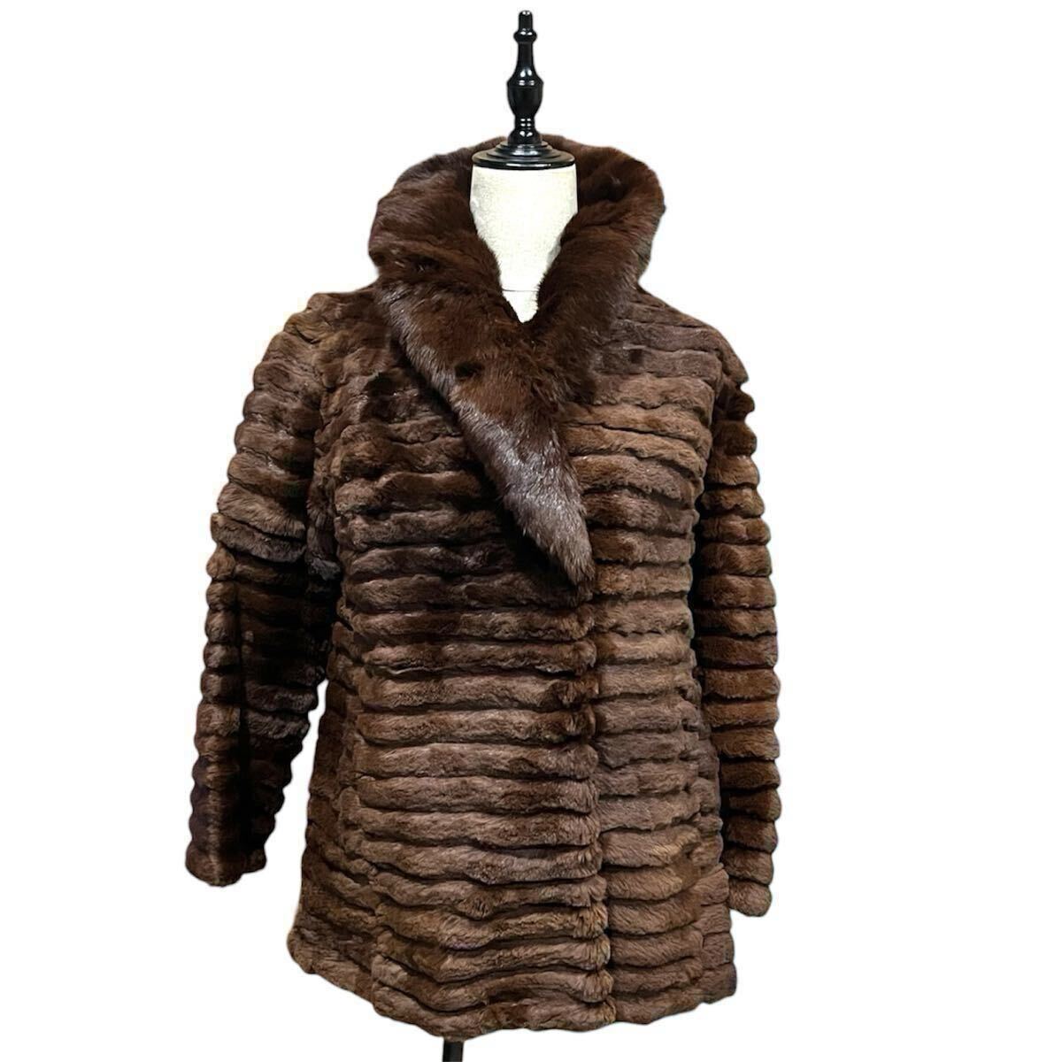 1円スタート　9点　まとめ　毛皮コート　リアルファーコート　ムートン　シェアードヌートリア　羊革　ダブルフェイス　フォックス　_画像10