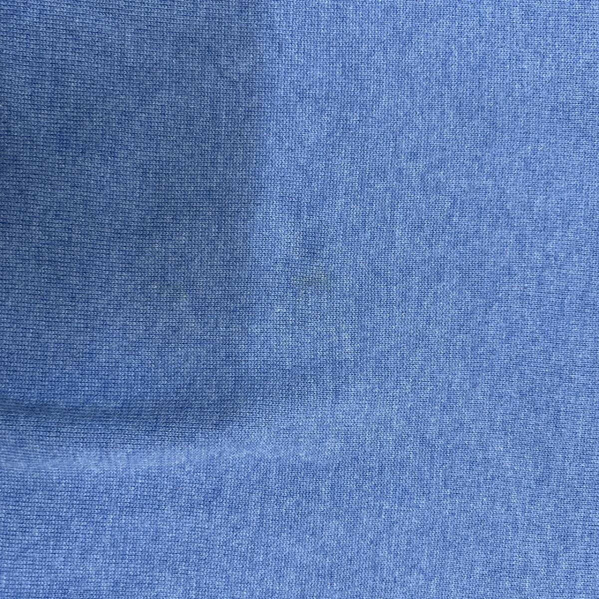 【POLO RALPH LAUREN】ポロラルフローレン レディース ニット L相当 ブルー 刺繍ロゴ_画像9