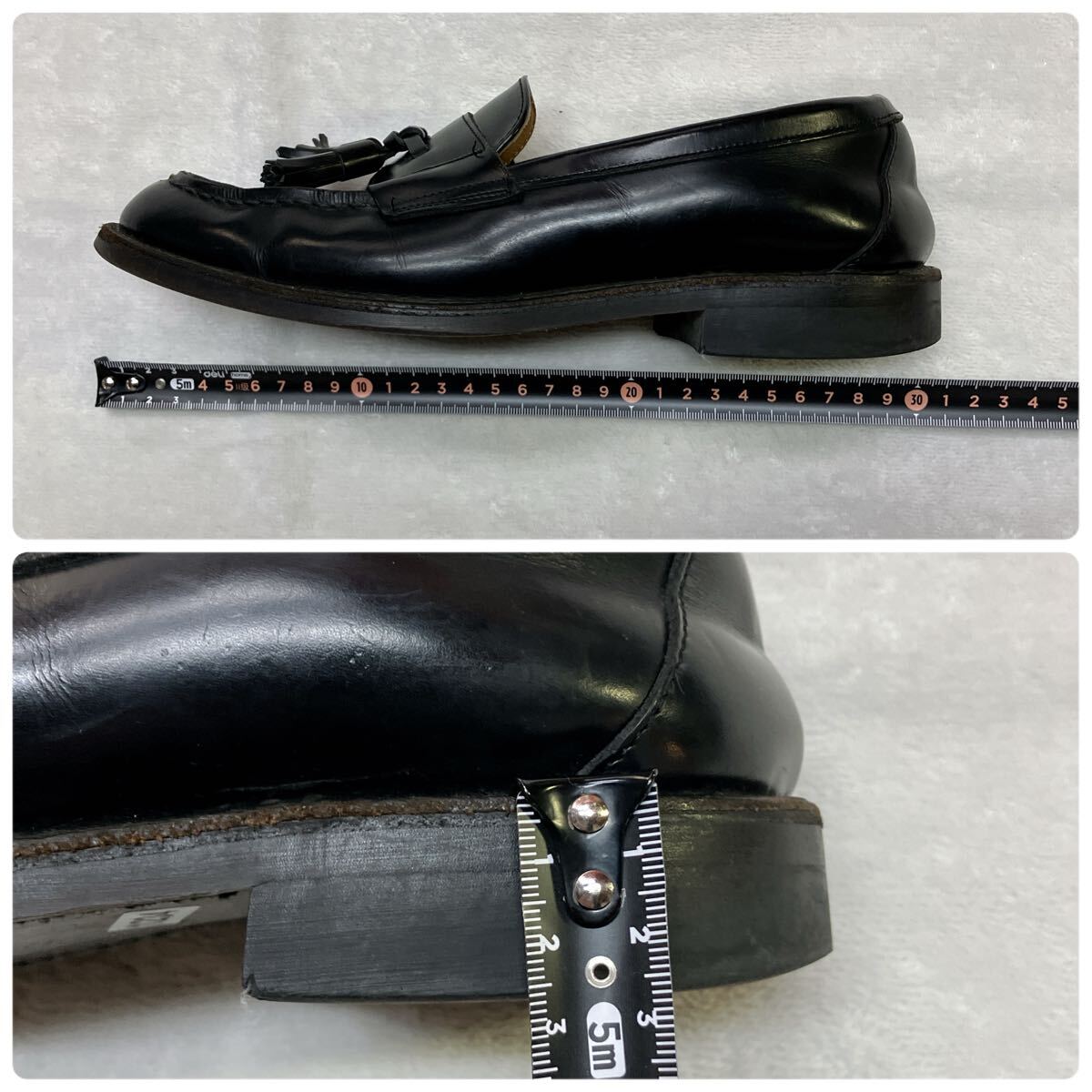 REGAL ローファー タッセル メンズ ブラック 24cm相当 管理番号1234 送料無料_画像9