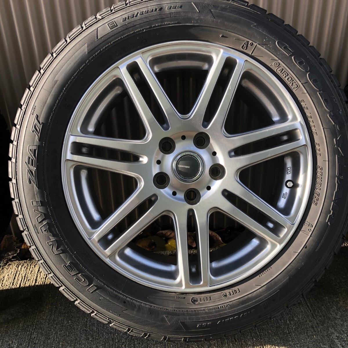 購入ページ②　215/60r/17 スタッドレス グッドイヤー アイスナビ 2014 MILLOUS アルミホイール 5×100 17×7j _画像1