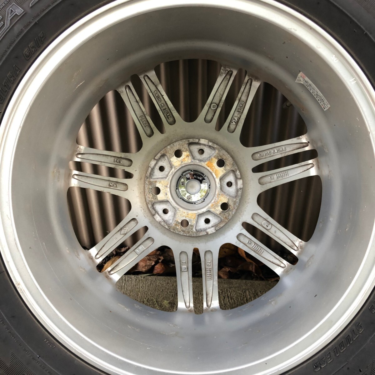 購入ページ②　215/60r/17 スタッドレス グッドイヤー アイスナビ 2014 MILLOUS アルミホイール 5×100 17×7j _画像2