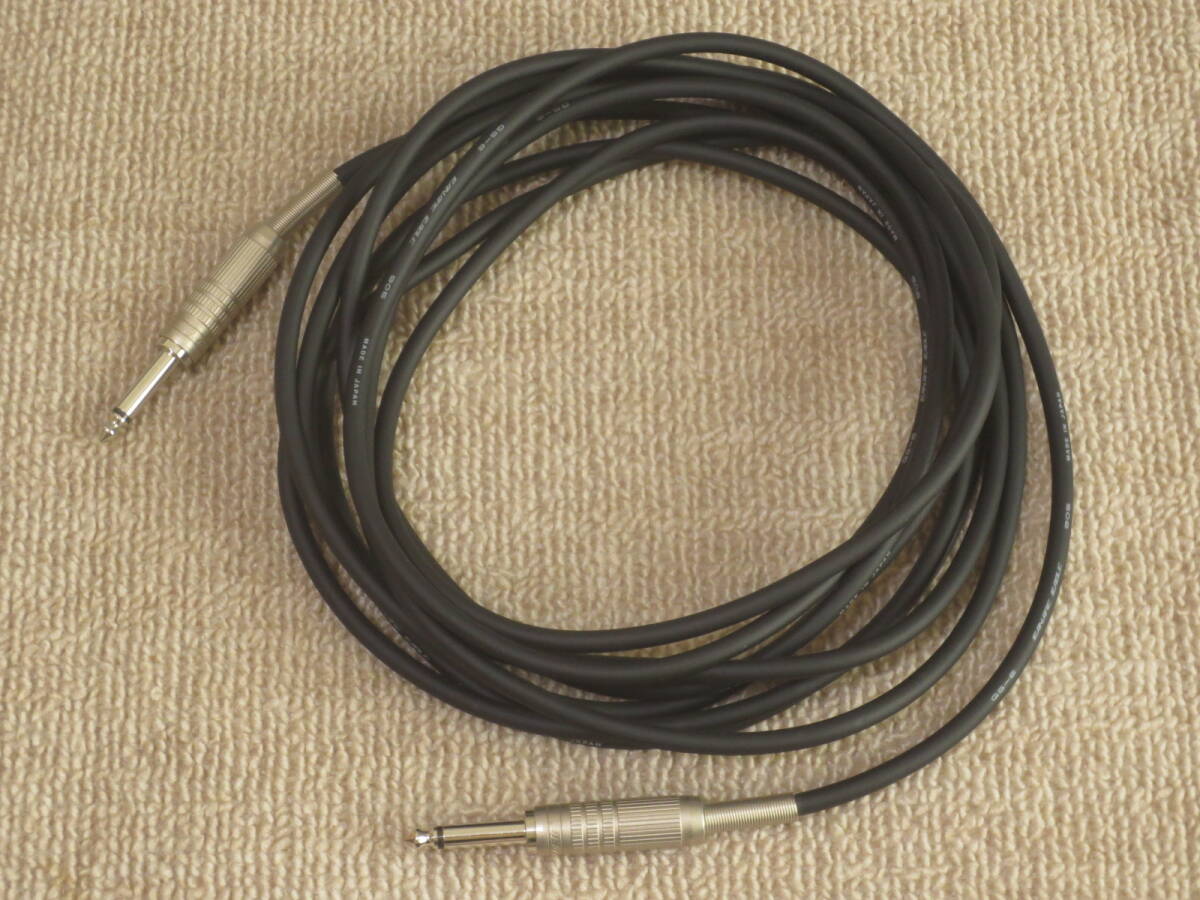 送料無料！ Canare GS-6 5m 中古実用品 カナレ F-15プラグ付 S-S 永遠のスタンダード_画像1