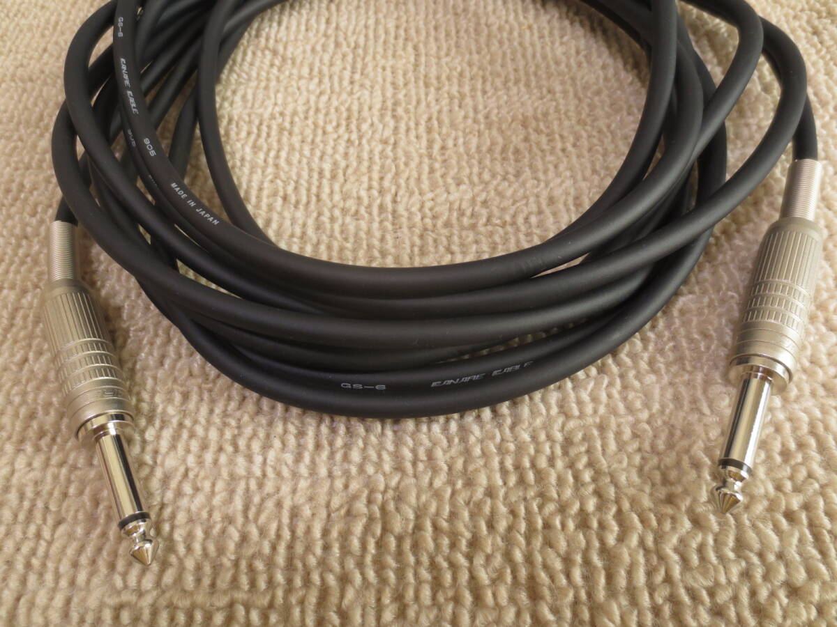 送料無料！ Canare GS-6 5m 中古実用品 カナレ F-15プラグ付 S-S 永遠のスタンダード_画像3