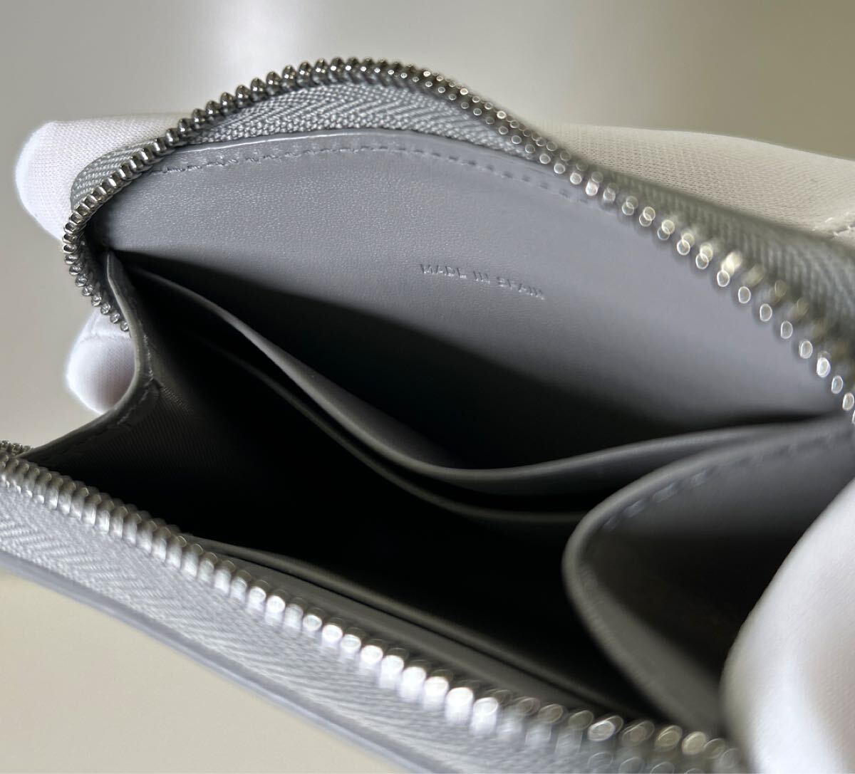 * превосходный товар * *SMYTHSONs мой sonPanama раунд Zip ячейка для монет серый * натуральная кожа Испания производства стандартный товар гарантия [ бесплатная доставка ]1107