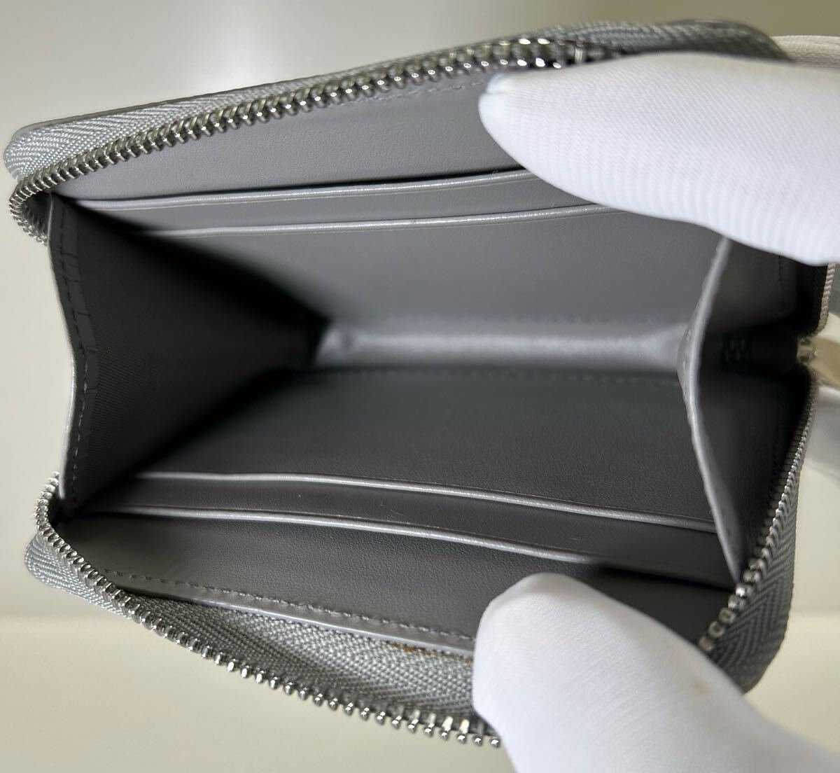 * превосходный товар * *SMYTHSONs мой sonPanama раунд Zip ячейка для монет серый * натуральная кожа Испания производства стандартный товар гарантия [ бесплатная доставка ]1107