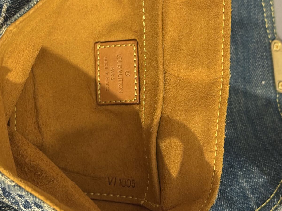 【正規品】ルイヴィトン モノグラムデニム ミニプリーティ VI1005 ショルダーバッグ_画像3