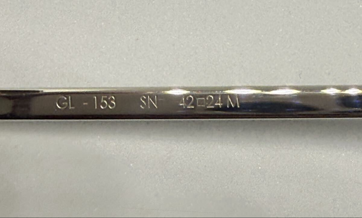 ★新品同様★ GERNOT LINDNER ゲルノットリンドナー GL153 メガネ 眼鏡 一山 国内正規品_画像6