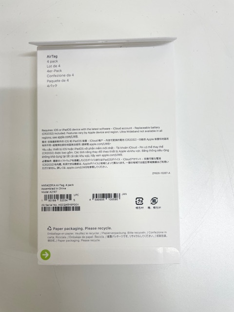 AirTag　４Pack　未開封品　Tech21　タグケース　１個　未使用品◆3579_画像3