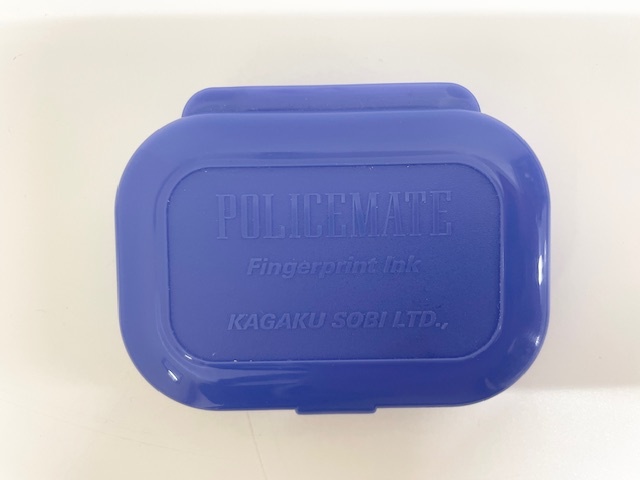 警察グッズ ポリスメイト 未使用品 箱入り 指紋押捺用 タイプ 2N◆3680_画像2