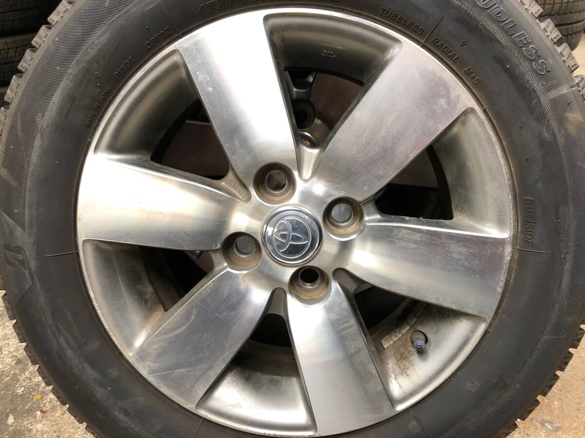 トヨタ純正 × 175/65R14 アクア bB WILL カローラ サクシード スパーキー パッソ ファンカーゴ ベルタ ラウム ヴィッツ スタッドレス_画像5