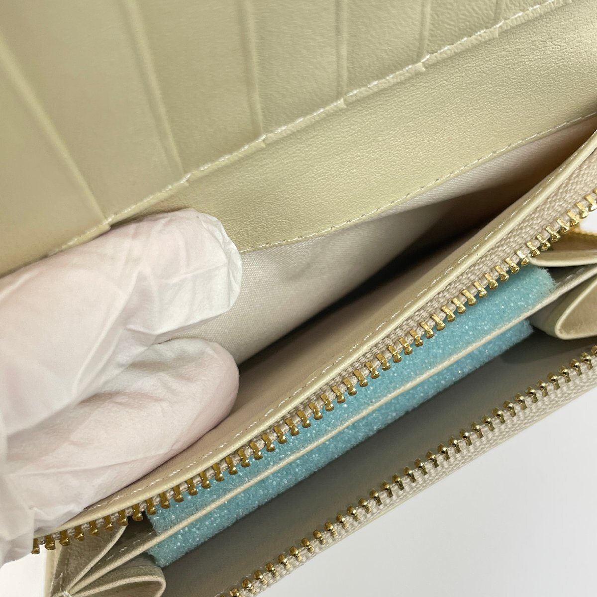 未使用◆文庫屋大関 二つ折り財布 スヌーピー 花柄 ファスナー◆K0081_画像8