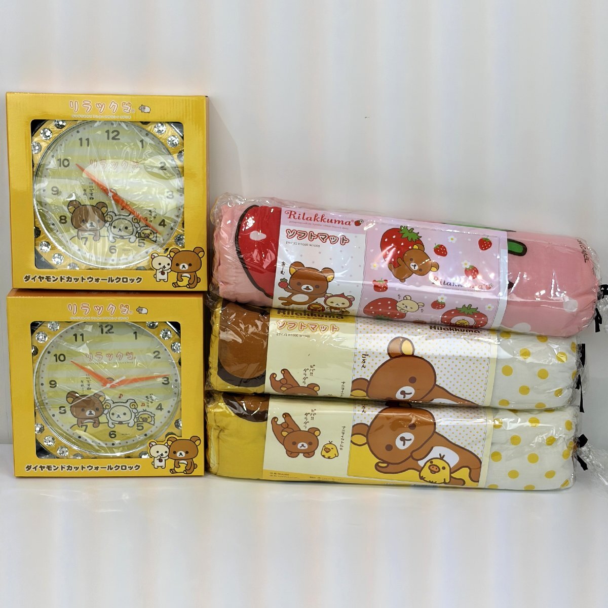 未使用◆リラックマ グッズ まとめて タオル ペンケース ランチBOX ペットボトルカバー ガラス皿 など◆F0966_画像6