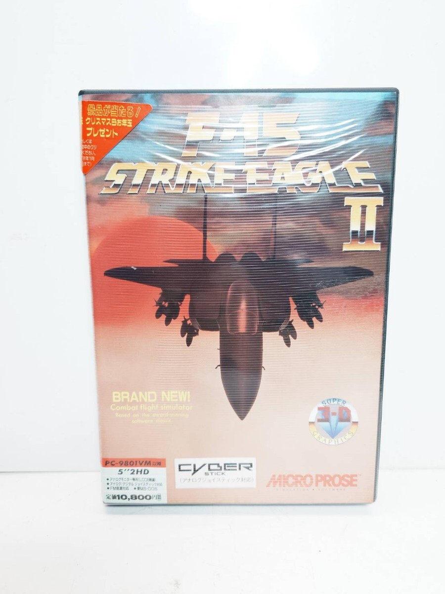 PC-9801 F-15 STRIKE EAGLE II F-15ストライクイーグルII マイクロプローズジャパン_画像1