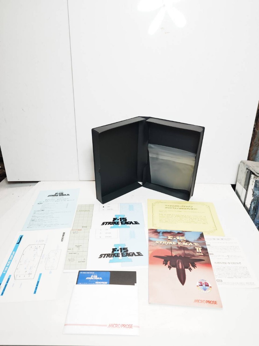PC-9801 F-15 STRIKE EAGLE II F-15ストライクイーグルII マイクロプローズジャパン_画像4