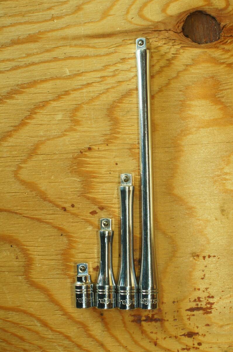 NEPROS（ネプロス）KTC (京都機械工具) 6.3mm (1/4インチ) エクステンションバーセット 4本組 NTBE204　■NBE2-025、050、075、150_画像1