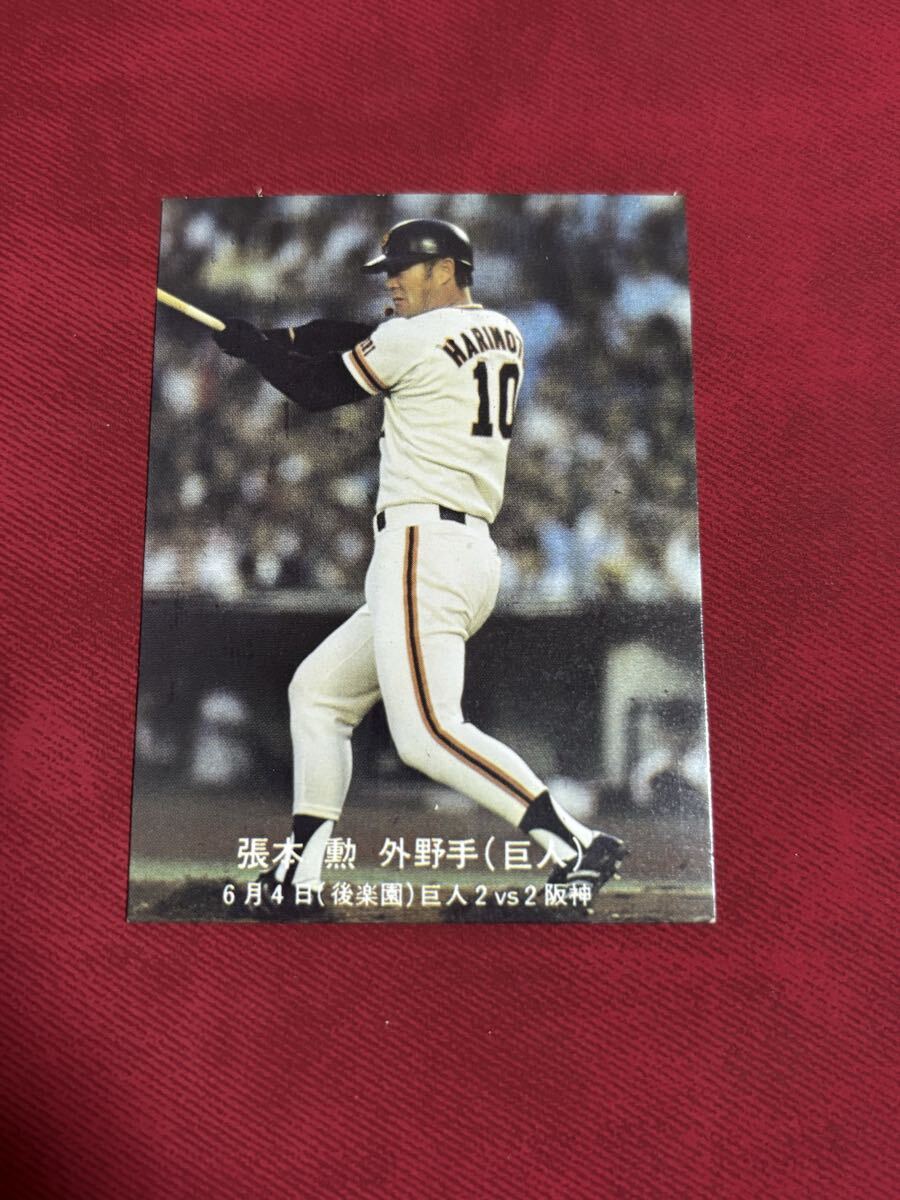 【使用済】ホームランカード カルビープロ野球カード 1977年 当時物 野球カード 1977 77年 プロ野球チップス カルビーカード レアブロック_画像1