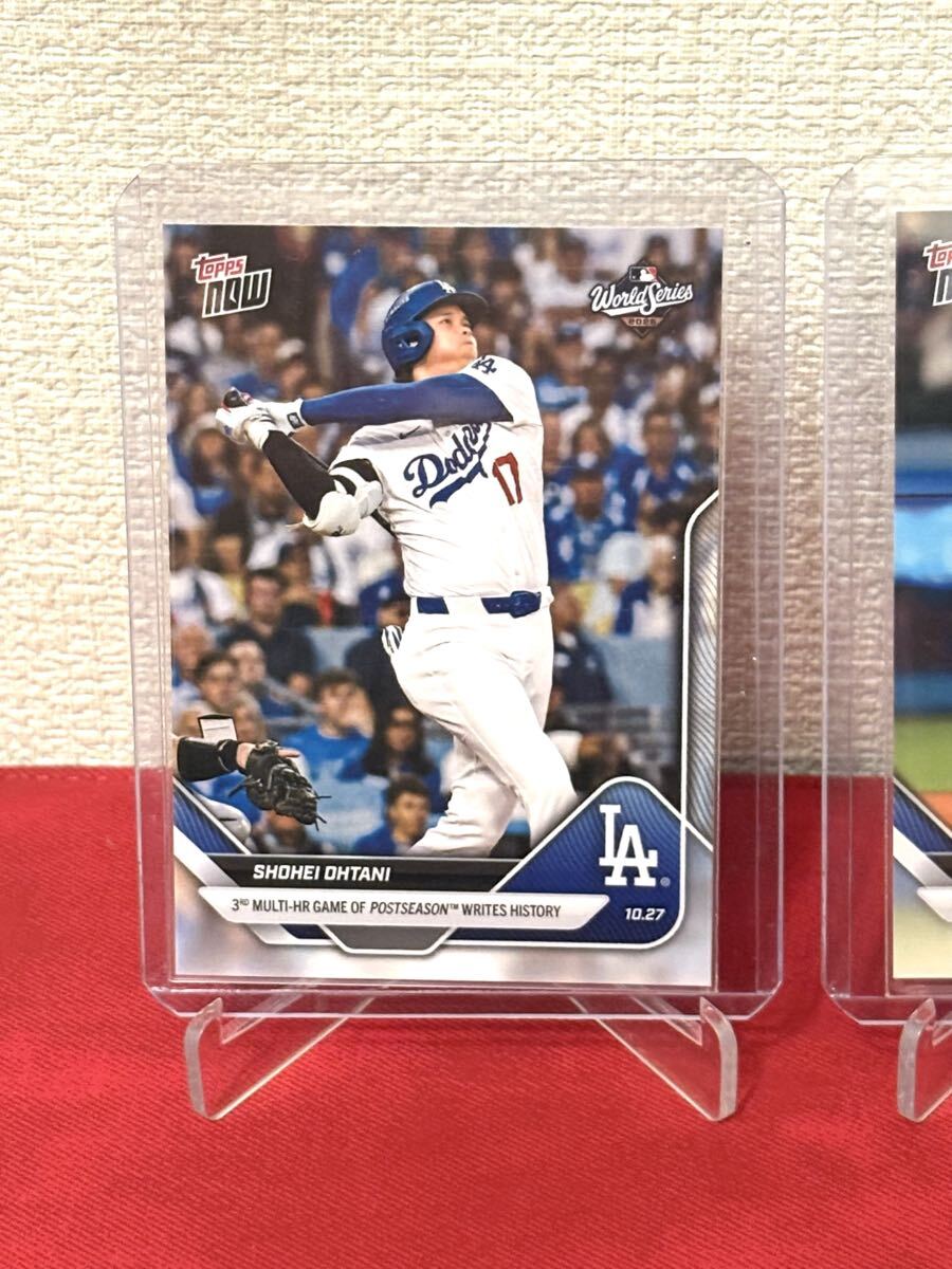 【2本塁打9出塁】大谷翔平 Topps NOW Card 903 906 2枚セット 記念カード toppsカード 野球カード ドジャース topps now 大谷_画像2