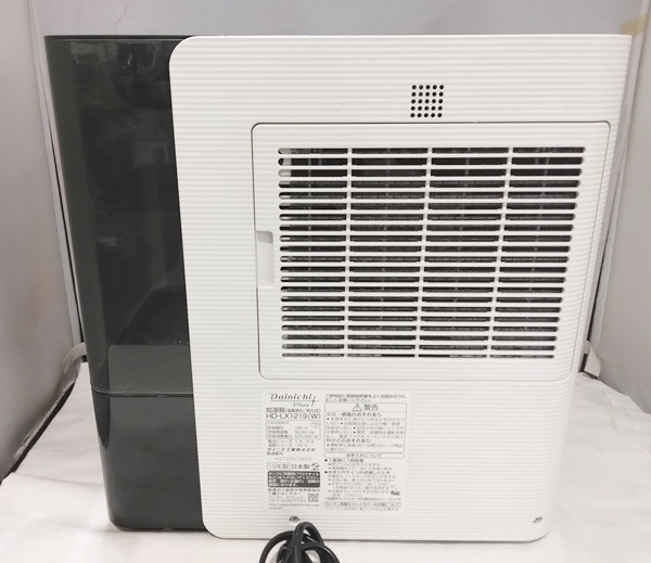 USED品☆ダイニチプラス 加湿器 HD-LX1219 2019年製 ハイブリッド式(温風気化式) プレハブ洋室33畳 木造和室20畳まで対応 通電のみ確認 ☆_画像6