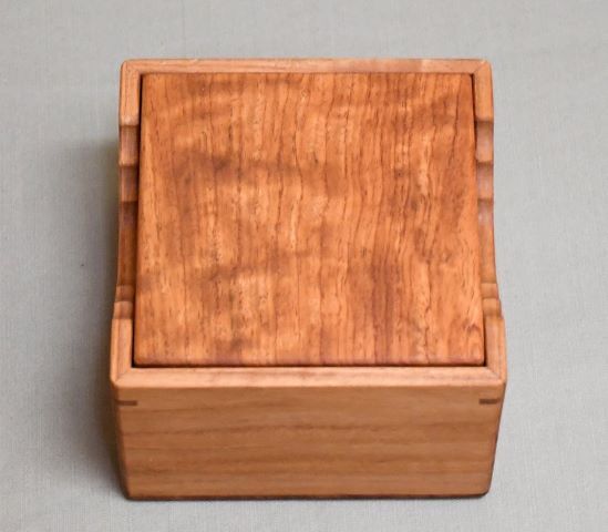 花梨の駒箱、四面落ち。新品化粧箱付き_画像10