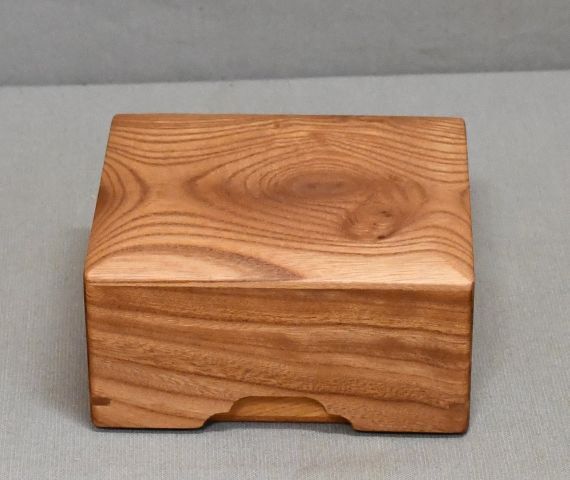 欅の駒箱、横長四面落し。新品._画像2