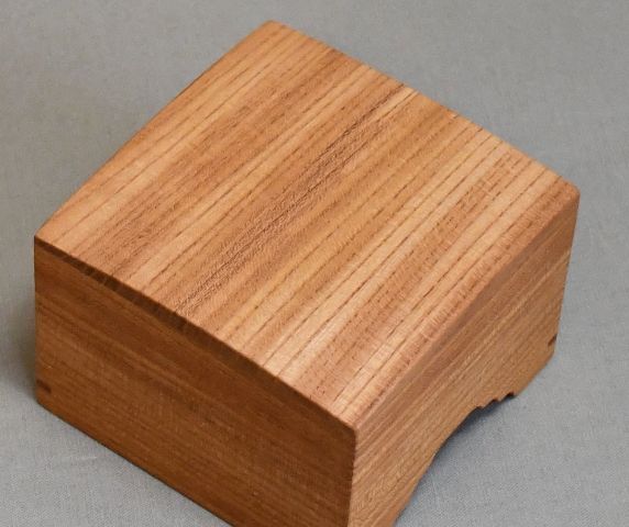 欅柾杢の駒箱　四隅落し　新品　化粧箱付き。_画像7