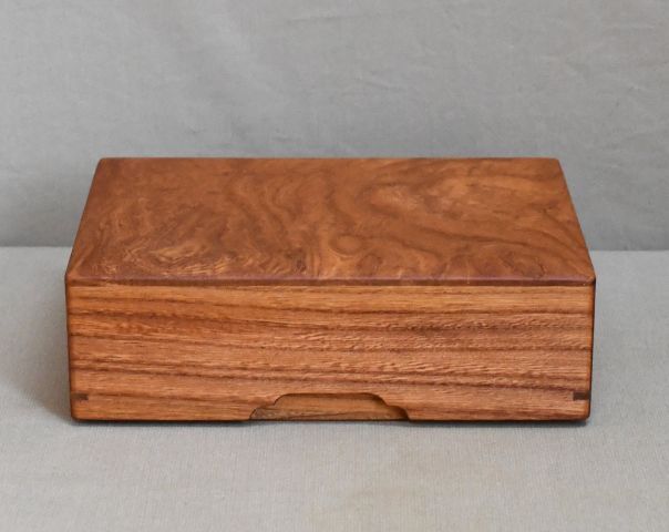 欅玉杢・硯箱。文庫。小物入れ.新品。_画像2