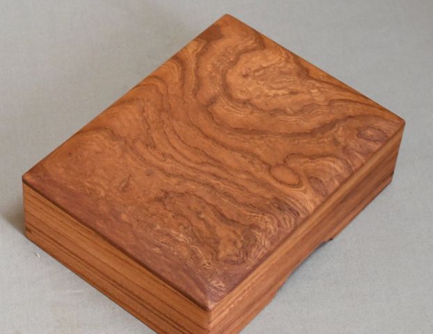 欅玉杢・硯箱。文庫。小物入れ.新品。_画像7