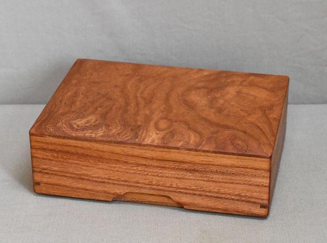 欅玉杢・硯箱。文庫。小物入れ.新品。_画像1