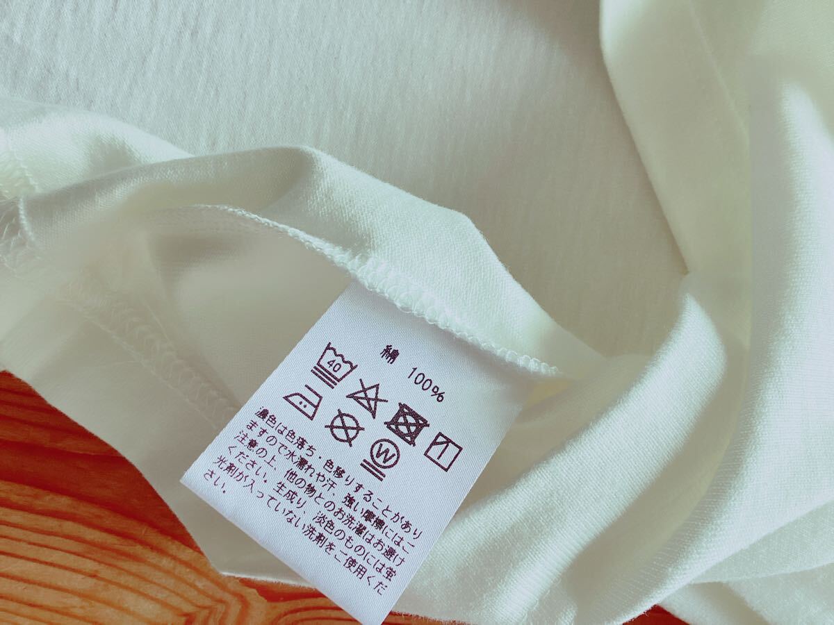 【Marble SUD】マーブルシュッド　シマエナガ　野鳥　鳥柄　Tシャツ　ホワイト　白　定価7480円_画像8