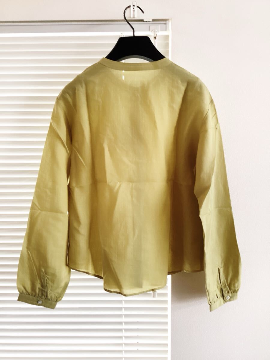 【Sarahwear】サラウェア　肩ギャザーデザイン　薄手　ブラウス　定価14080円_画像4