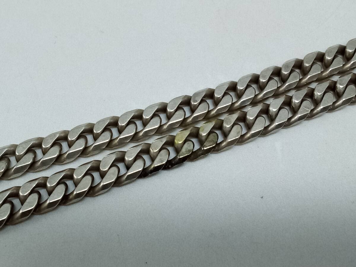 L44* Leda SILMAreda порог двери maBeemax Be Max 0.10ct бриллиант плоский цепь серебряный цвет магнитное колье общая длина примерно 55. текущее состояние товар 