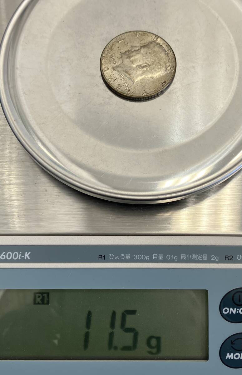 ＃2026A　外国銀貨　外国銭　ケネディ　フランクリン　ハーフダラー銀貨　カナダ　モントリオール　オリンピック　5ドル銀貨　5点　中古品_画像4