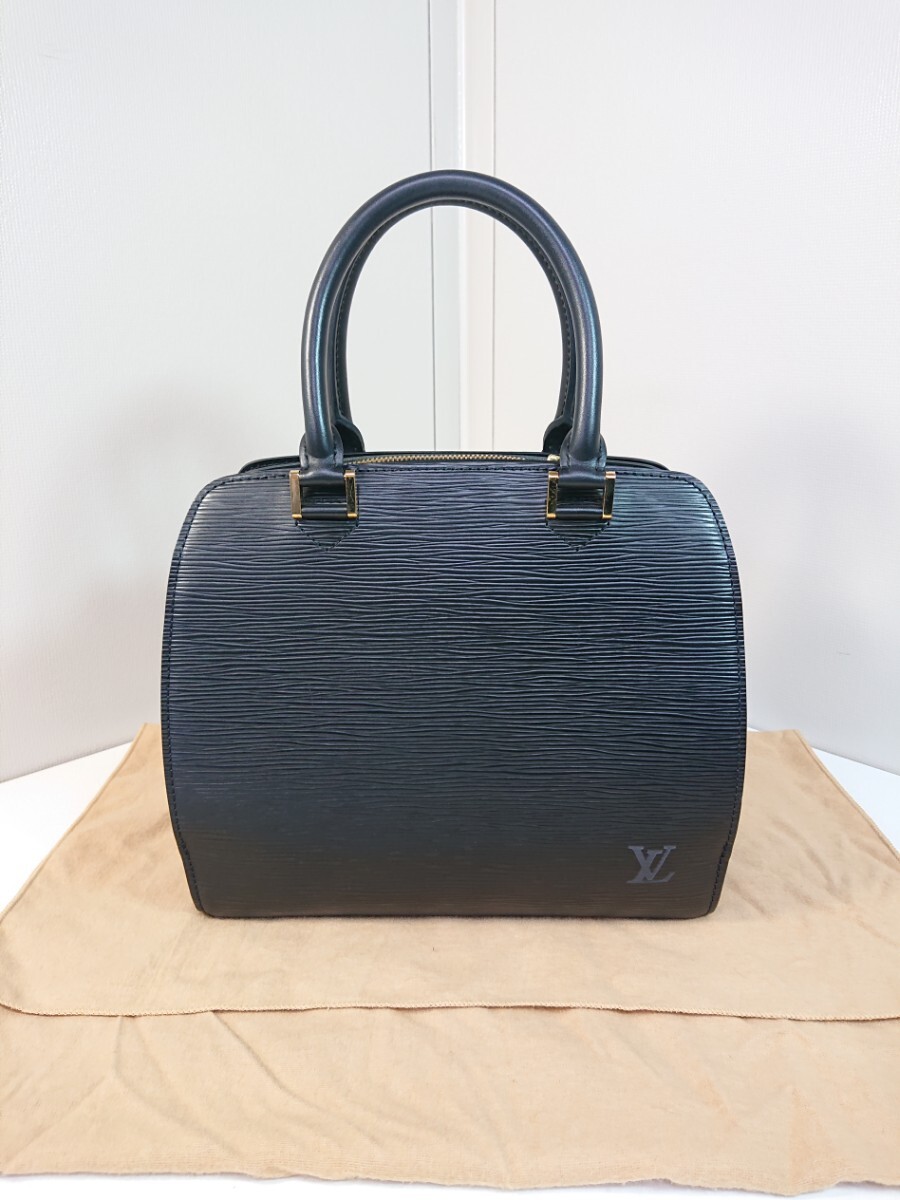 LOUIS VUITTON ルイヴィトン エピ　ポンヌフ M52052 ノワール ハンドバッグ ゴールド金具 手提げ ブラック レディース　美品_画像1