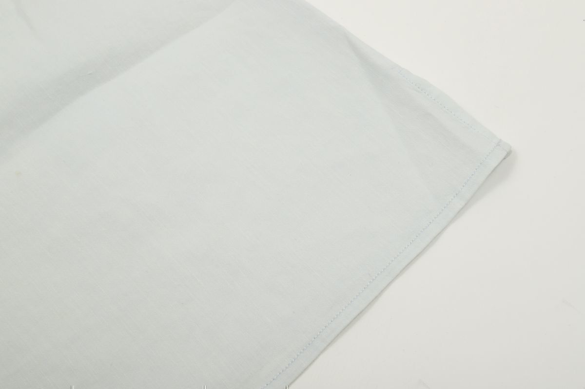 中古品★ theory luxe セオリーリュクス ★前ボタン半袖麻ワンピース 38 サイズM【03-4205501】ライトブルー薄水色【本物保証】_画像8