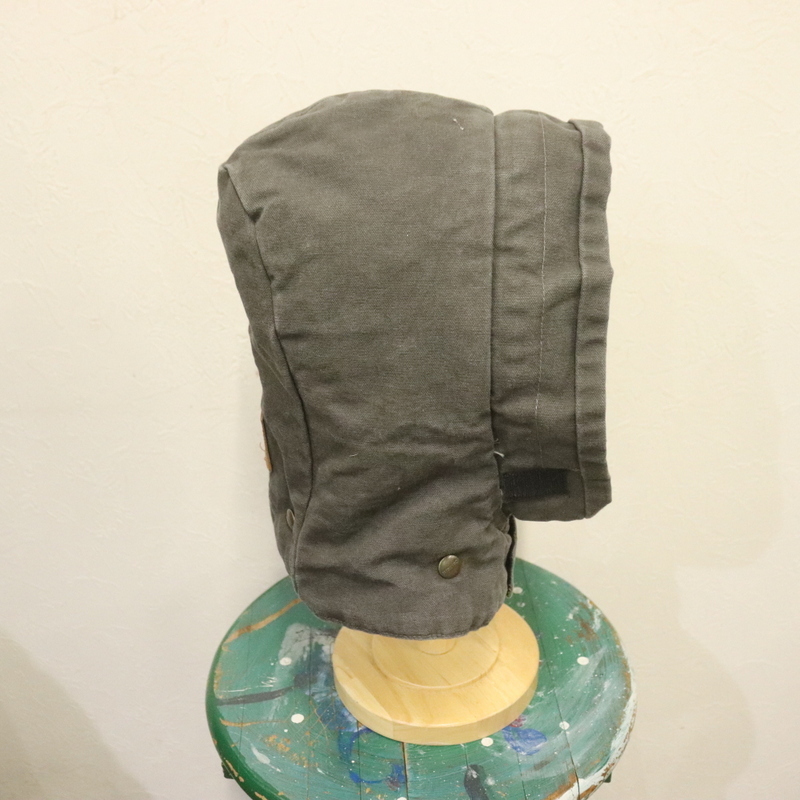 CAP876 2000年代製 CARHARTT カーハート ダックフード GVL■00s グレー 中綿 hat ハット 帽子 小物 古着 アメカジ ストリート アンティーク_画像4