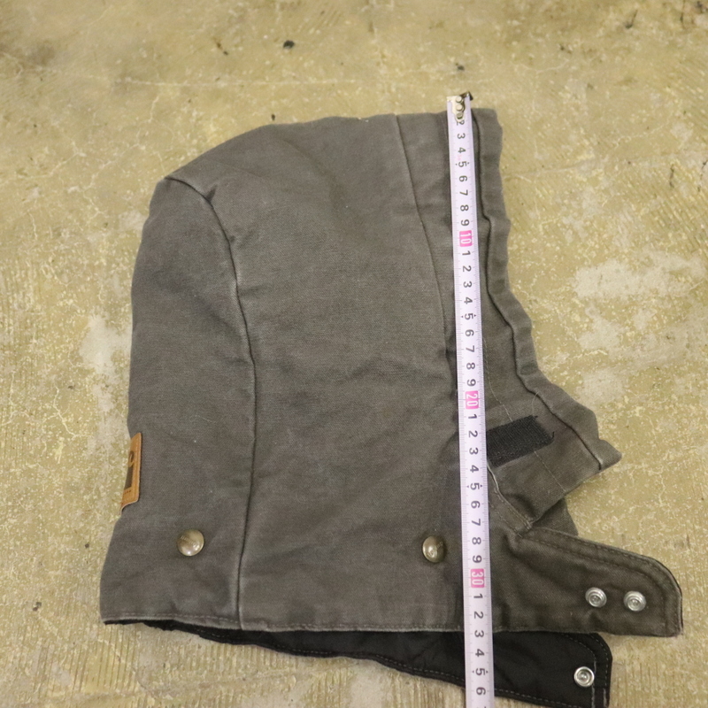 CAP876 2000年代製 CARHARTT カーハート ダックフード GVL■00s グレー 中綿 hat ハット 帽子 小物 古着 アメカジ ストリート アンティーク_画像9
