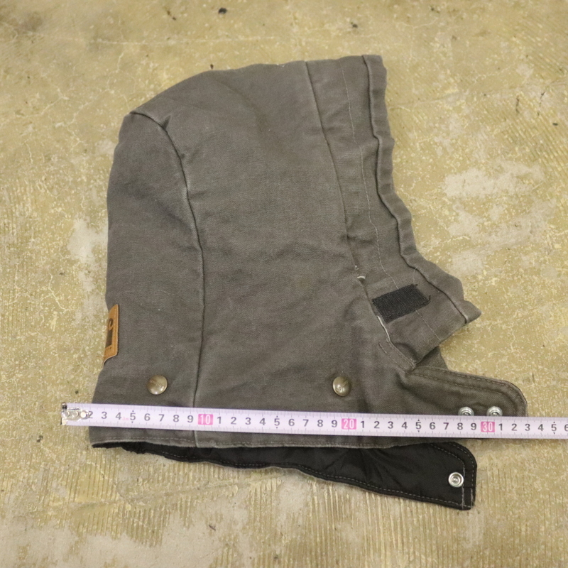 CAP876 2000年代製 CARHARTT カーハート ダックフード GVL■00s グレー 中綿 hat ハット 帽子 小物 古着 アメカジ ストリート アンティーク_画像10