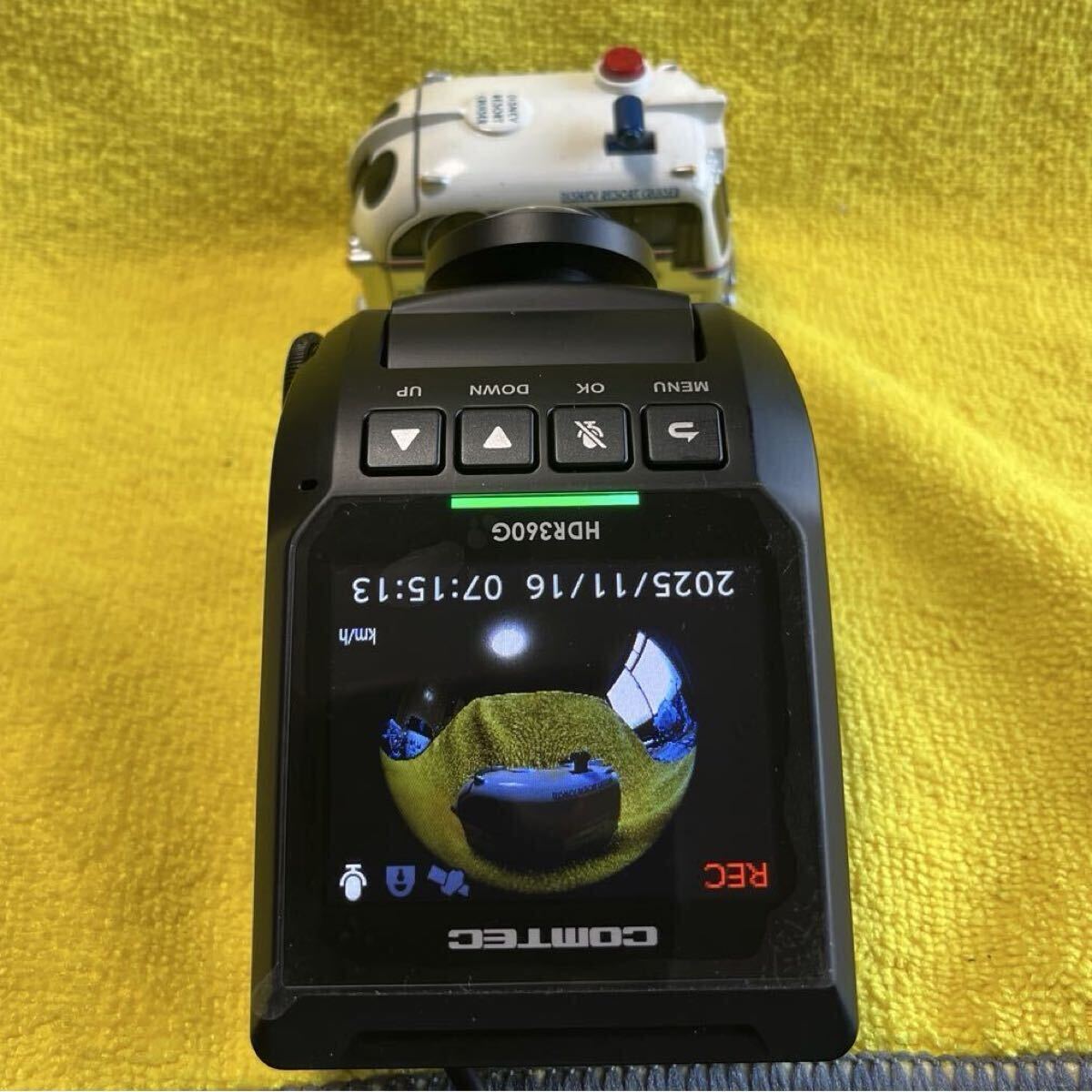 【美品】☆整備品☆バッテリー電池交換☆コムテック　ドライブレコーダーHDR360G _画像2