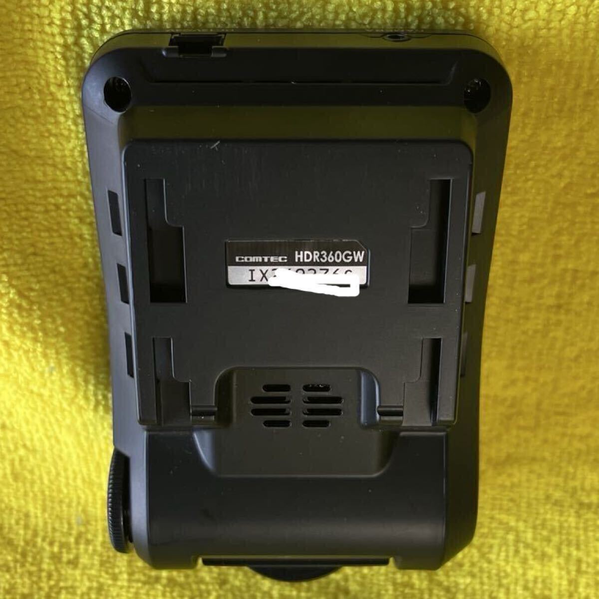 【美品】☆整備品☆内部バッテリー電池交換☆ コムテックドライブレコーダー 360度全方位+リヤカメラ搭載 HDR360GW 340万画素 _画像8