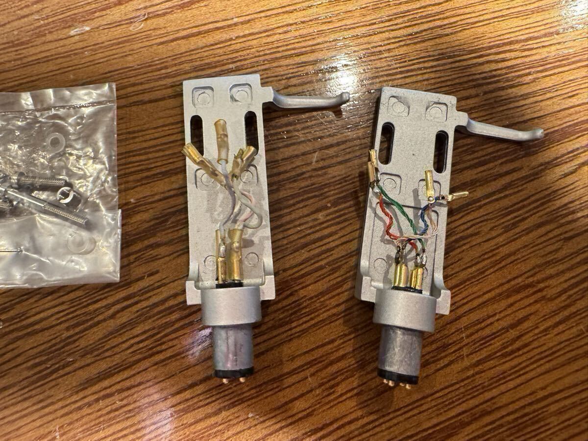 同梱可 2個セット KENWOOD TRIO 純正 ヘッドシェル KP-1100 kp-9010 kp-7010 kp-990 kp-7070 リード線付き ケンウッド_画像5