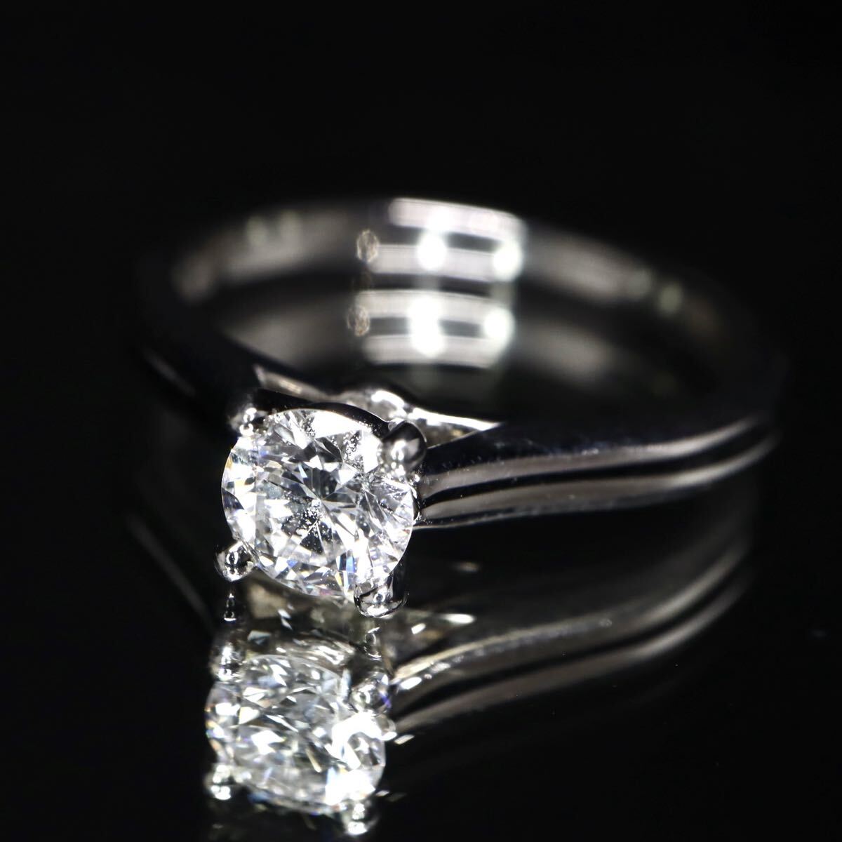 Pt950!!0.32ct!!【Cartier(カルティエ)】■天然ダイヤモンドリング■N 約3.7g 約8.5号 #8.5 diamond 指輪 ring ジュエリー ED1/EE8 U795_画像2