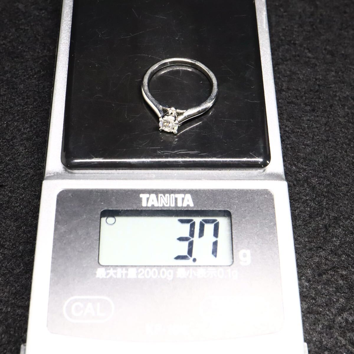 Pt950!!0.32ct!!【Cartier(カルティエ)】■天然ダイヤモンドリング■N 約3.7g 約8.5号 #8.5 diamond 指輪 ring ジュエリー ED1/EE8 U795_画像9