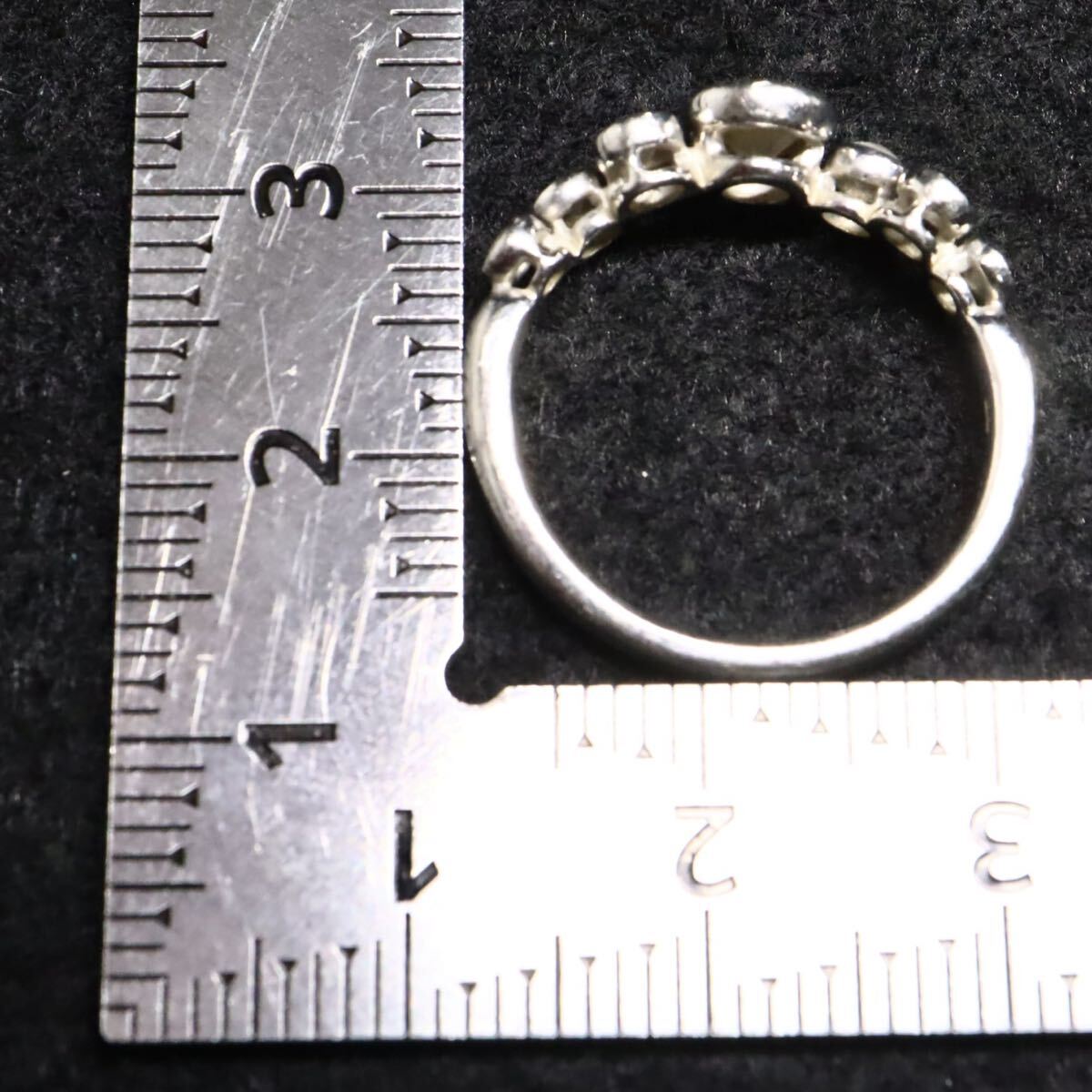 Pt900!!【カシケイ】0.38/0.20ct!!■天然ダイヤモンドリング■N 約3.9g 約10号 #10 diamond 指輪 ring ジュエリー jewelry ED1/EH0 U797_画像8