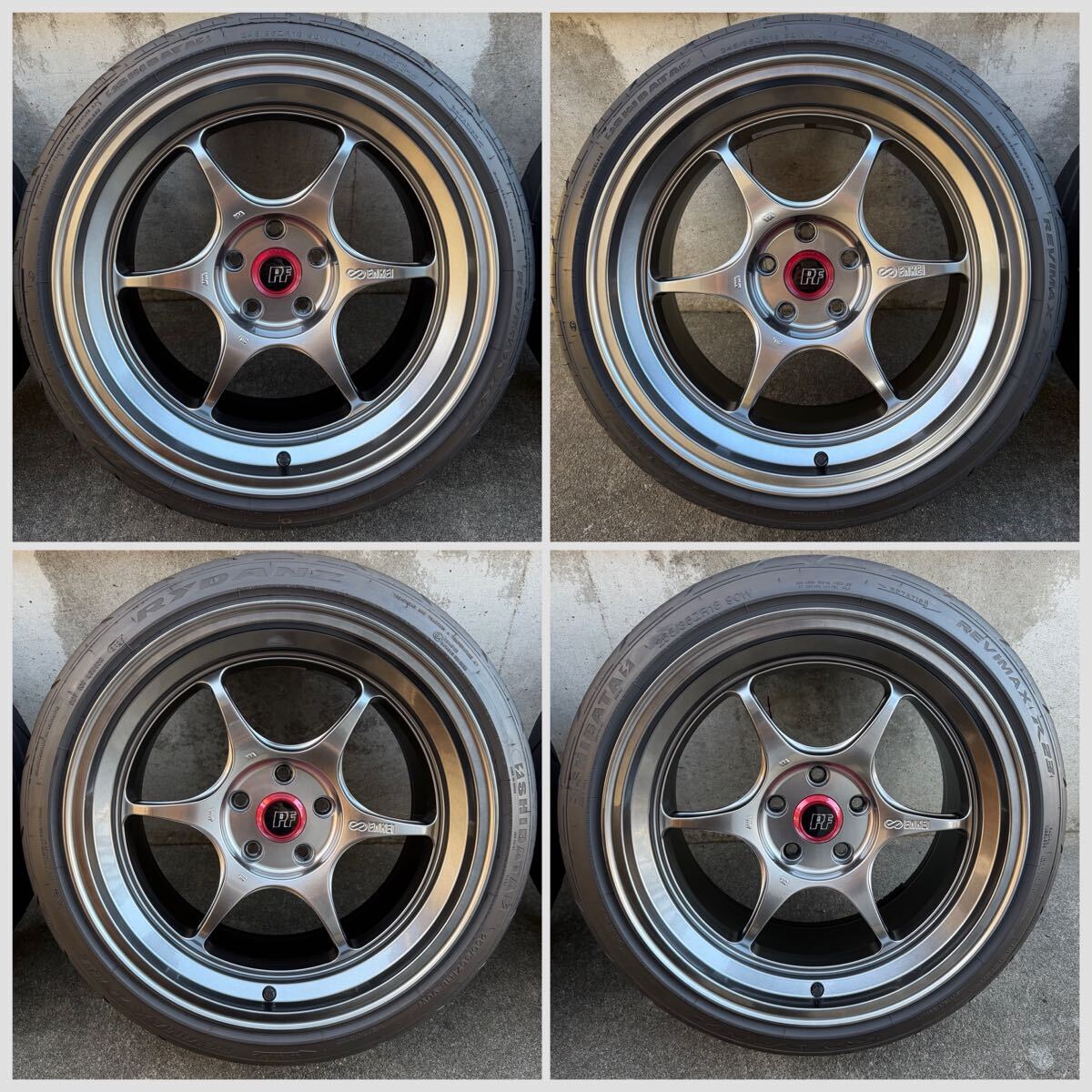 エンケイ　ENKEI PF06 18インチ シバタイヤ付き_画像3