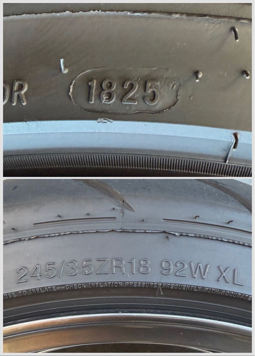 エンケイ　ENKEI PF06 18インチ シバタイヤ付き_画像8