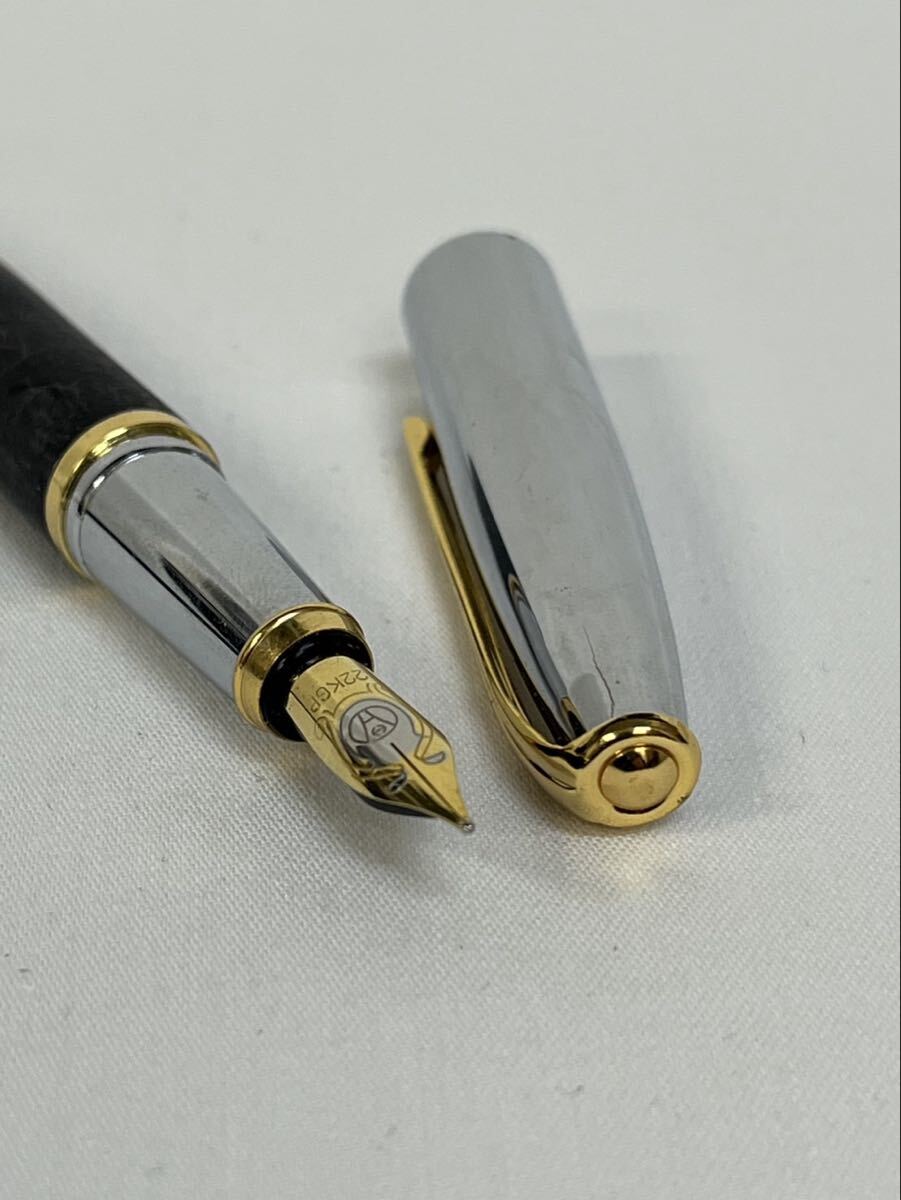 【1125A17】美品 ペリカン 万年筆 ペン先 22KGP 文房具 筆記用具_画像5