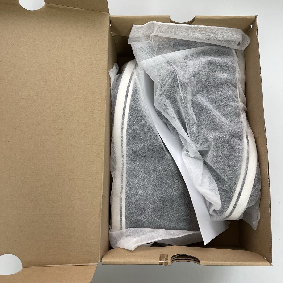 【未使用】tk.TAKEO KIKUCHI ミドルカットスニーカー グレーメブラック 25,5cm ティーケータケオキクチ サイドジップ 美品_画像10